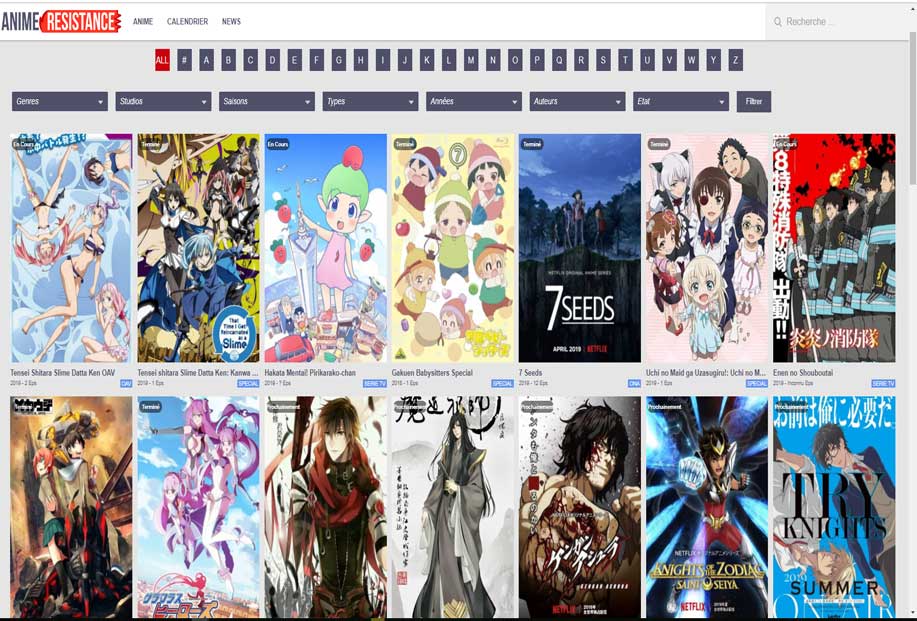 20 Meilleurs Sites d'Animes en Streaming en VF et VOSTFR