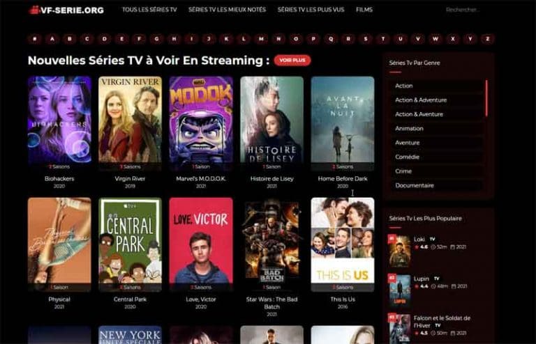 Serie Streaming Vf Gratuit Confinement 40 Meilleurs Sites Streaming Films Series VF VOSTFR Gratuit