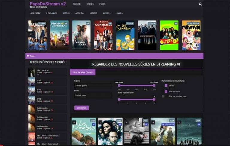 Site Streaming Series Gratuit 50 Meilleurs Sites Streaming Gratuit de Films Séries VF VOSTFR