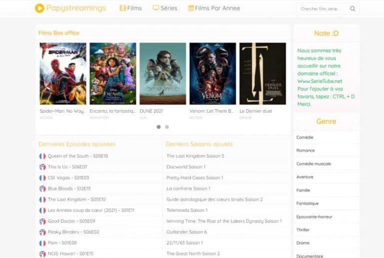 40 Meilleurs Sites Streaming Films Series VF VOSTFR Gratuit
