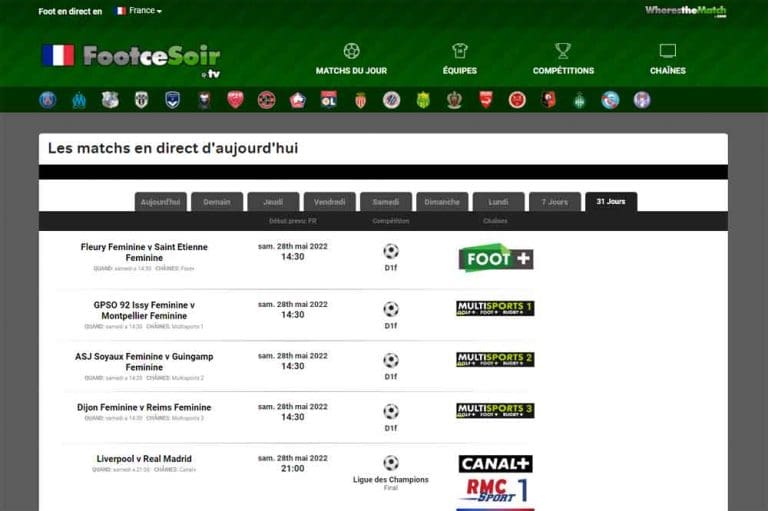 Foot En Streaming Meilleur Site Gratuit Foot en Direct:20 Meilleurs Sites Streaming de Football Gratuit en 3