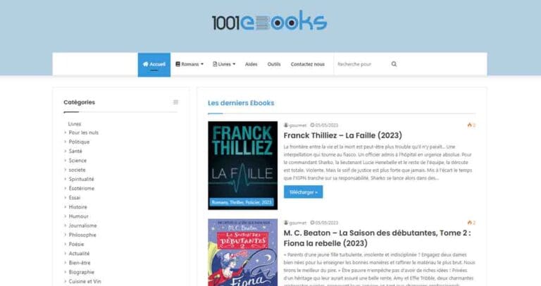 20 Meilleurs Sites Télécharger Livres Ebook Gratuits PDF Epub