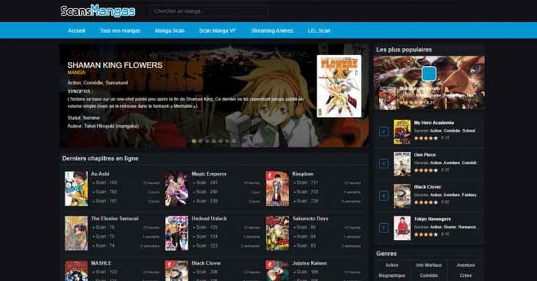 20 Meilleurs Sites de Scan Manga Gratuits en Ligne en VF