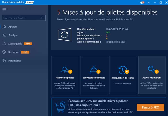 10 Logiciels Gratuits de Mise à jour Pilotes Drivers sous Windows
