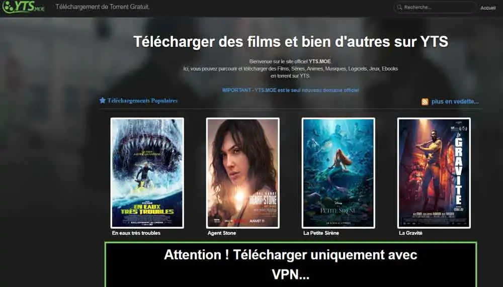 yts-telecharger peer to peer français