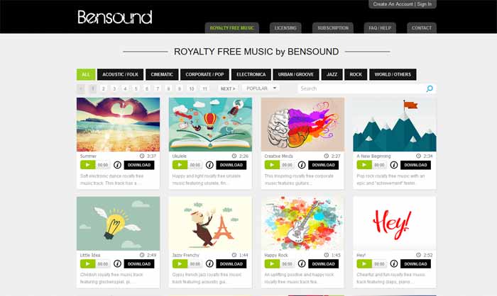 bensound-musique-mp3-libre de droit